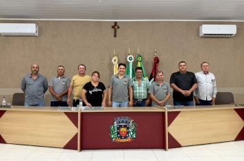 Foto - Sessão Ordinária realizada em 16/03/2026 com a aprovação da Moção de Aplausos nº 02/2026 em homenagem ao sr. Targino da Silva Brizola